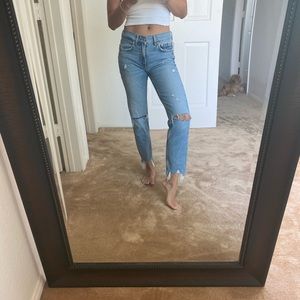 Zara The Slim Boyfriend Denim jeans size 2
